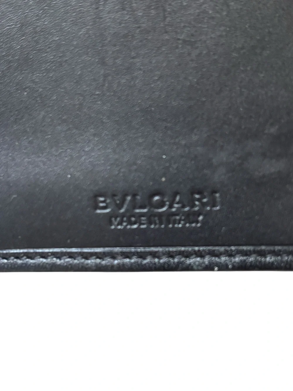 BULGARIA BVLGARI Black Leather Continental Wallet